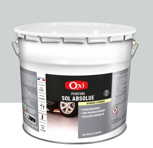 Peinture sol Absolue OXI, RAL 7035, gris clair mat, 10 l