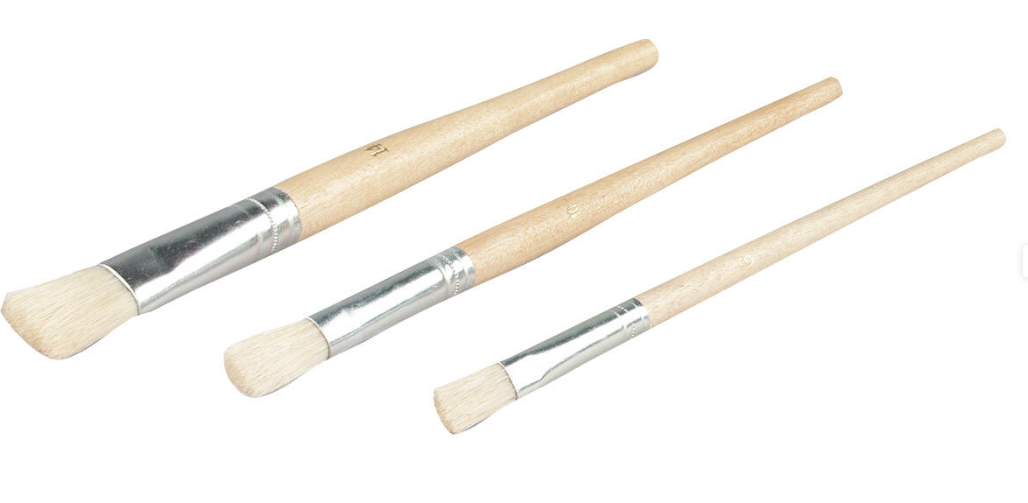 Lot de pinceaux pour peinture meuble, porte ou volet, NESPOLI
