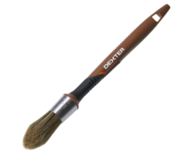 Pinceau conique pour vernir, huiler, vitrifier, lasurer et saturer, 21 mm DEXTER