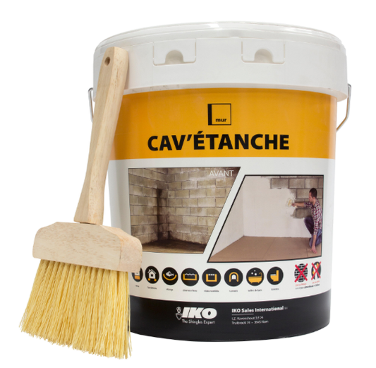 Brosse pour enduit IKO cave aquaplan