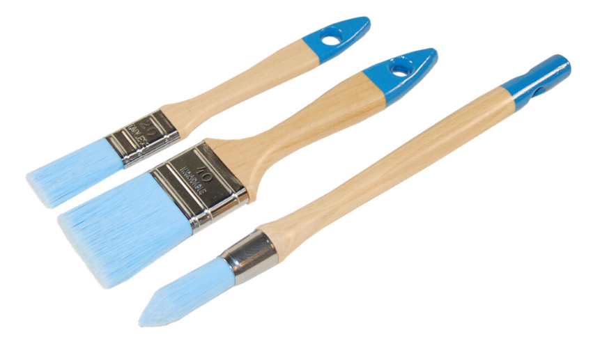 Lot de 3 pinceaux à rechampir pour peindre NESPOLI