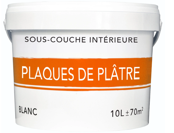 Primaire plaque de plâtre blanc 10 L