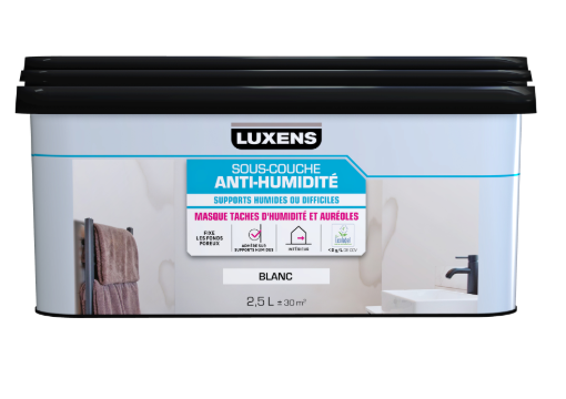 Sous-couche spécifique antihumidité LUXENS blanc 2.5 L