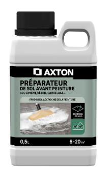 Préparateur de sol avant peinture AXTON, incolore, 0.5 l