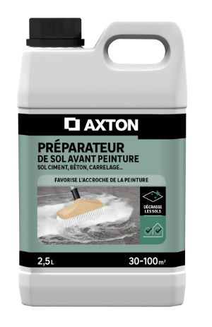 Préparateur de sol avant peinture AXTON, incolore, 2.5 L