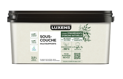 Sous-couche universelle LUXENS blanc 2.5 L
