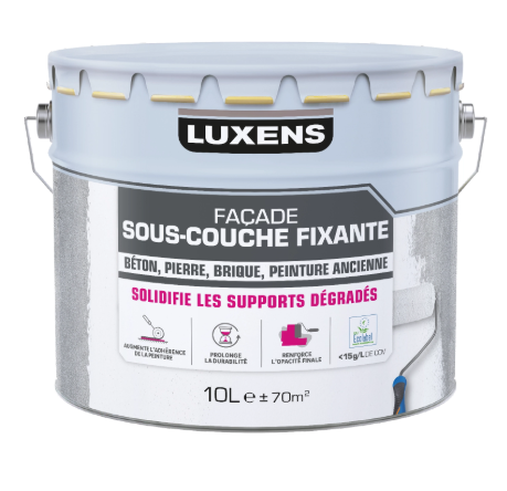 Sous-couche façade LUXENS blanc 10 L