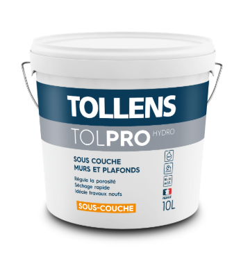 Sous-couche mur et plafond Tolpro TOLLENS blanc 10 L