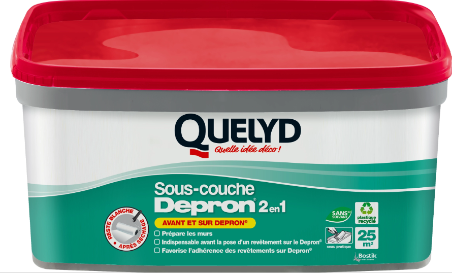 Sous-couche pour matériaux isolants QUELYD blanc 2.5 L