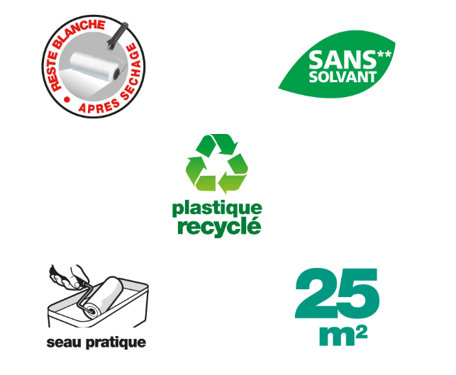 Sous-couche pour matériaux isolants QUELYD blanc 2.5 L