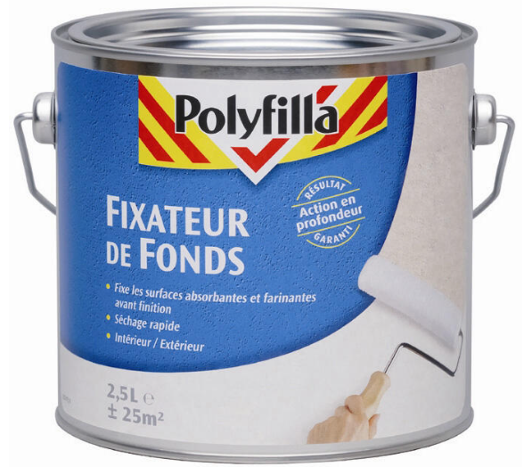 Fixateur de fond POLYFILLA blanc 2.5 L