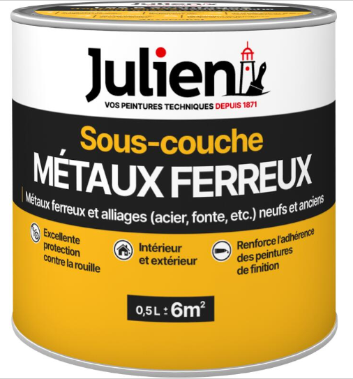 Sous-couche métaux ferreux JULIEN, 0.5 l