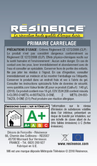 Primaire RÉSINENCE gris 1 L