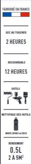 Sous-couche universelle OXI blanc 0.5 L
