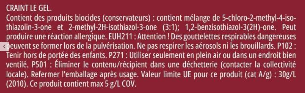 Sous-couche bois exotique V33 0.5 l, blanc