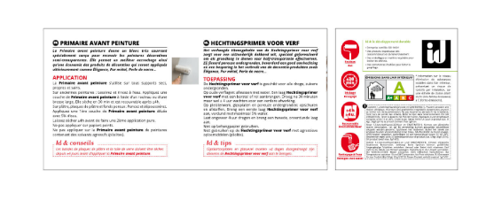 Primaire mur Avant peinture ID 2.5 l blanc