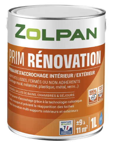 Sous-couche Rénovation ZOLPAN blanc 1 L