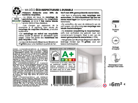 Sous-couche peinture boiserie / mur / plafond ID 0.5 l