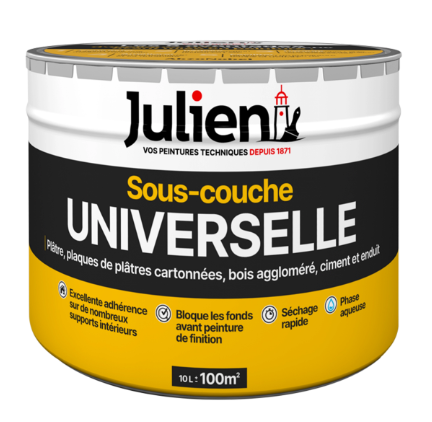 Sous-couche universelle (tous supports) JULIEN, 10 l