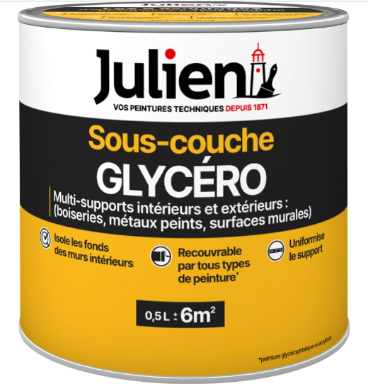 Sous-couche Glycéro Multi-supports JULIEN 0.5 l