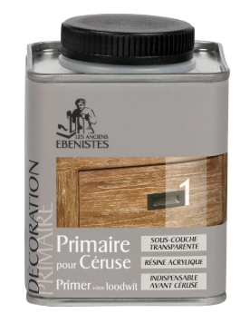 Primaire, mat, LES ANCIENS EBENISTES, Céruse, incolore 0.25 l