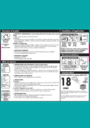 Primaire d'accrochage blanc, PRB, 1L