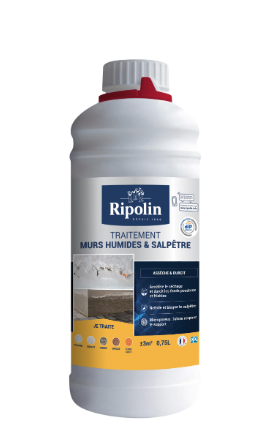 Traitement antisalpêtre et murs humides Dip etanch, RIPOLIN incolore 0.75 l