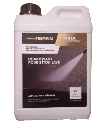 Désactivant béton AXTON 2 l blanc