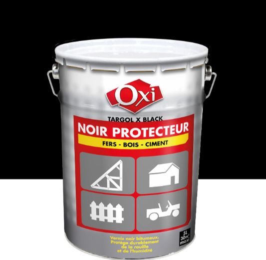 Vernis Noir protecteur antirouille, OXYTOL noir 5 l