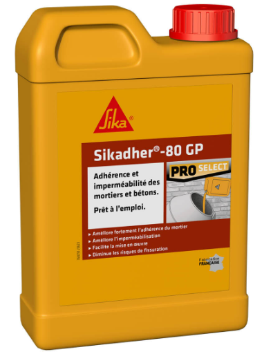 Résine d'adhérence pour mortier prête à l'emploi SIKA Sikadher 2 l blanc