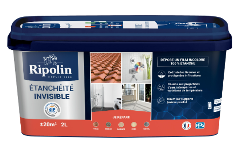 Revêtement d'étanchéité Dip étanch RIPOLIN 2L