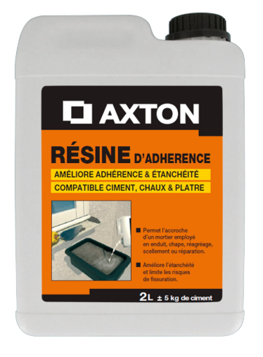 Résine d'adhérence pour mortier prête à l'emploi AXTON 2 l blanc