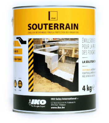 Enduit bitumeux IKO Souterrain 4 kg noir