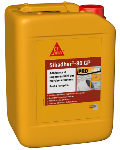 Résine d'adhérence pour mortier prête à l'emploi SIKA Sikadher 5 l blanc