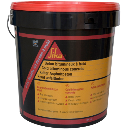 Enduit bitumeux Fastfix 50 SIKA 25 kg