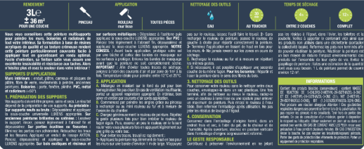 Peinture mur, boiserie, radiateur cactus 6 satin LUXENS , 2.5L+20% gratuit