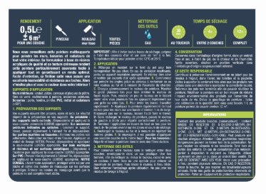 Peinture mur, boiserie, radiateur bistro 4 satin LUXENS , 0.5L