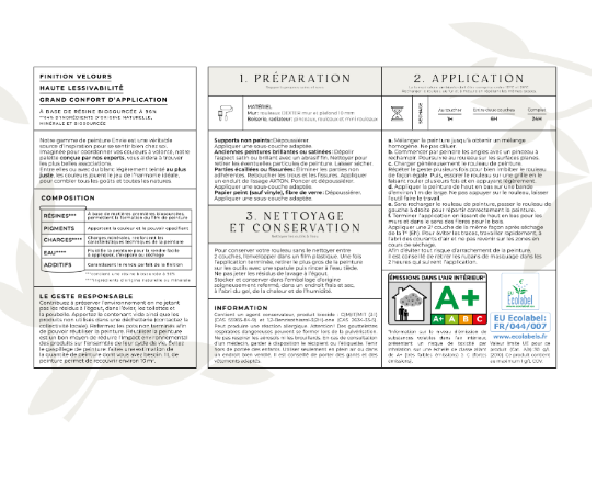 Peinture mur, boiserie, radiateur rose matinal velours ENVIE Biosourcée 0.5L