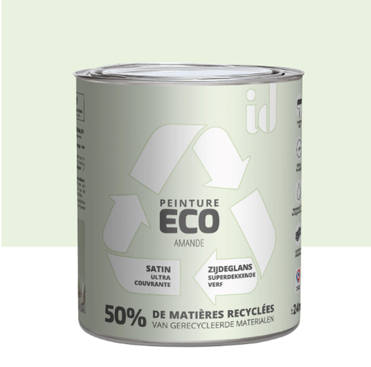 Peinture mur, plafond amande satin ID Eco 2L