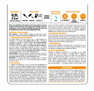 Peinture mur, boiserie paper 2 satin LUXENS Intérieure 0.5L