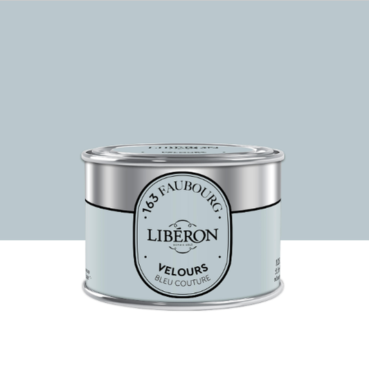 Peinture mur, boiserie bleu couture velours LIBÉRON 163 faubourg 125ml