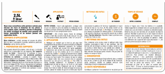 Peinture mur, boiserie trench 6 satin LUXENS Intérieure 2.5L