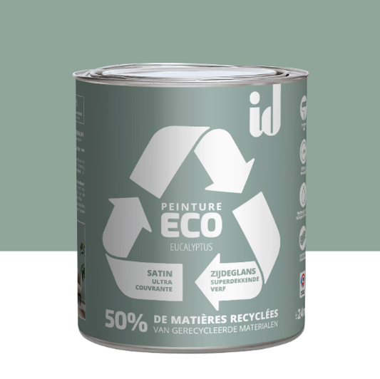Peinture mur, plafond eucalyptus satin ID Eco 2L