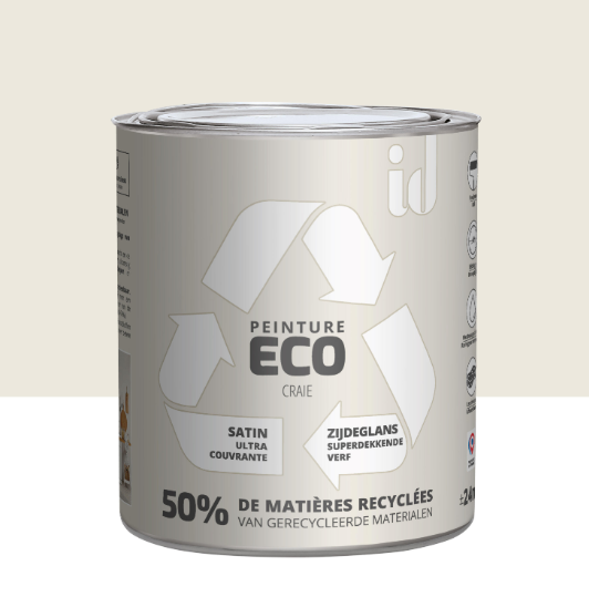 Peinture mur, plafond craie satin ID Eco 2L