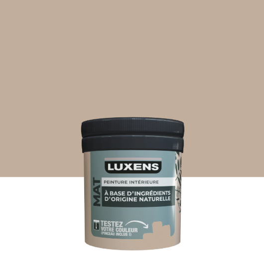 Peinture mur, boiserie terra 5 mat LUXENS Biosourcée 75ml