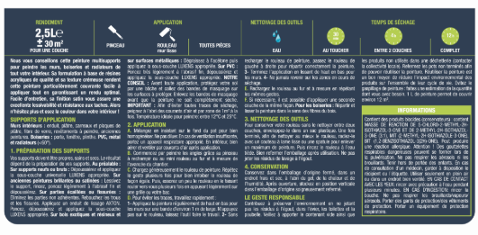 Peinture mur, boiserie, radiateur emerald 2 satin LUXENS , 2.5L