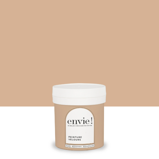 Testeur peinture mur, boiserie, radiateur beige dune velours ENVIE Biosourcée 0.