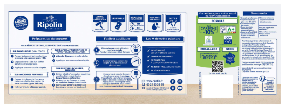 Peinture mur, boiserie, radiateur bleu seychelles satiné RIPOLIN Intérieur 2.5l
