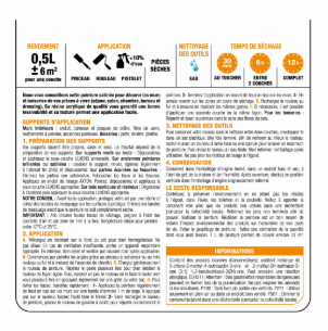 Peinture mur, boiserie ink 6 satin LUXENS Intérieure 0.5L