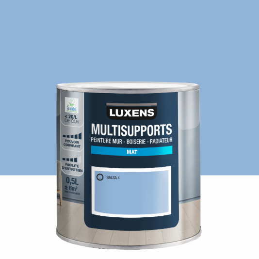Peinture mur, boiserie, radiateur balsa 4 mat LUXENS , 0.5L